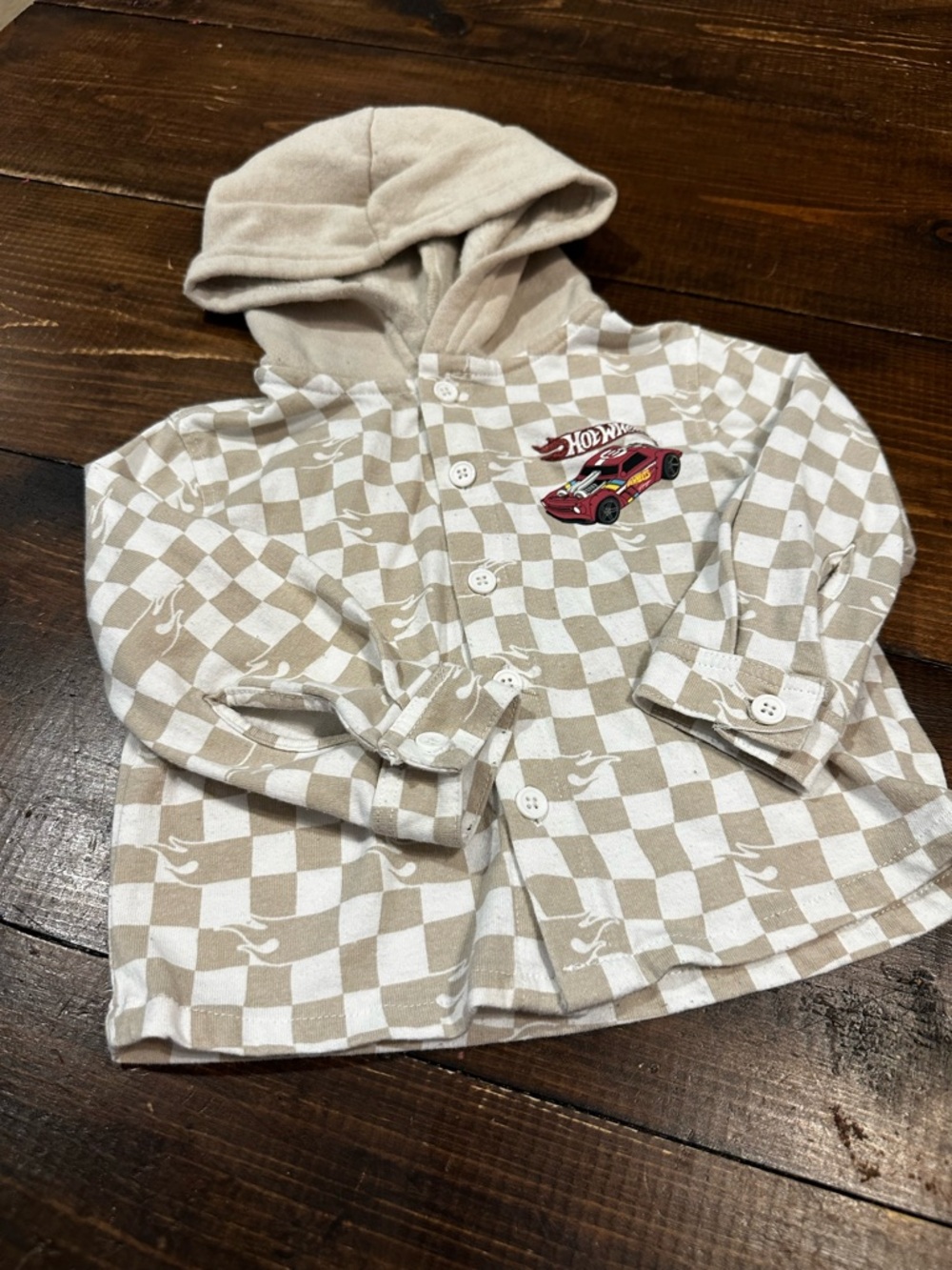 Hot Wheels Button Down Hoodie